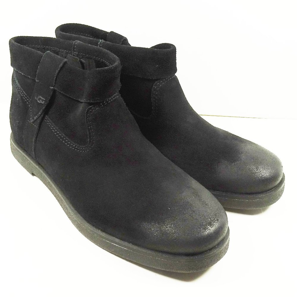 UGG Women's Josephine Black Color Suede Cuff Fashion Boot Size 8.5